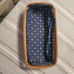 Longaberger Rectangular Basket with liner